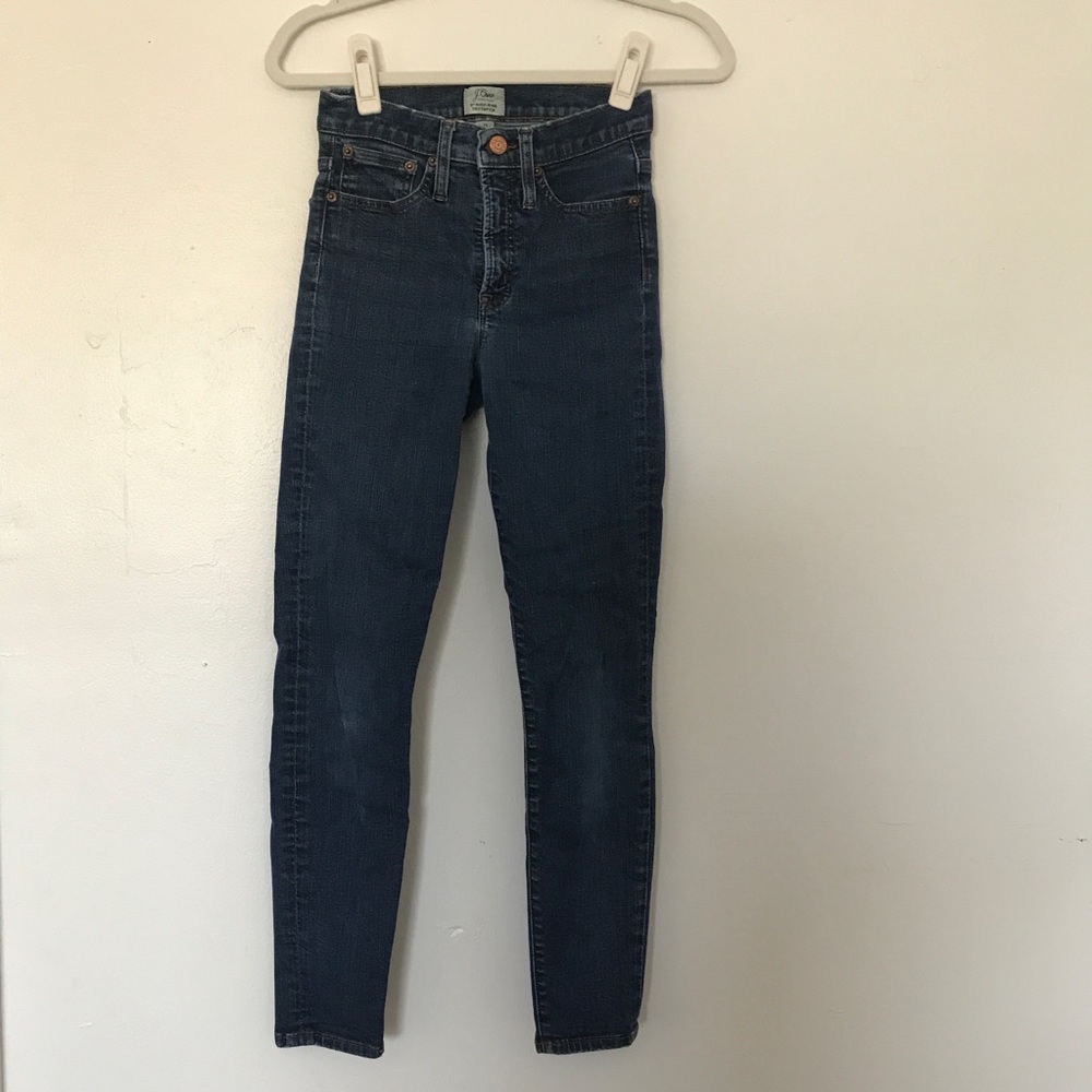 J. Crew - 9” High Rise Toothpick Jeans